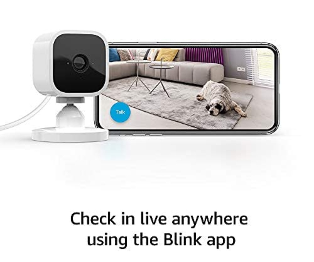 Blink Mini - Compact Indoor Security Cameras (2 Pack)