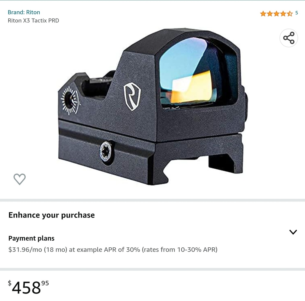 Riton X3 Tactix PRD Red Dot Sight