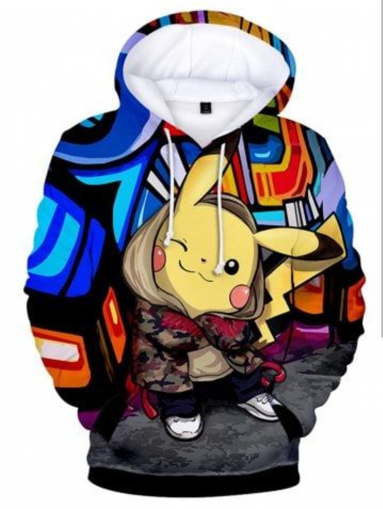 Pokemon: Pikachu Stylish Hoodie - Large