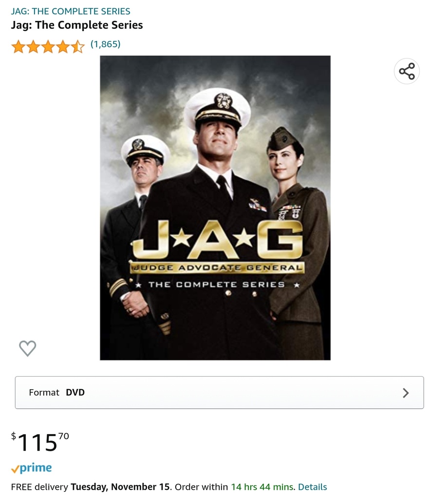 JAG: The Complete Series - DVD