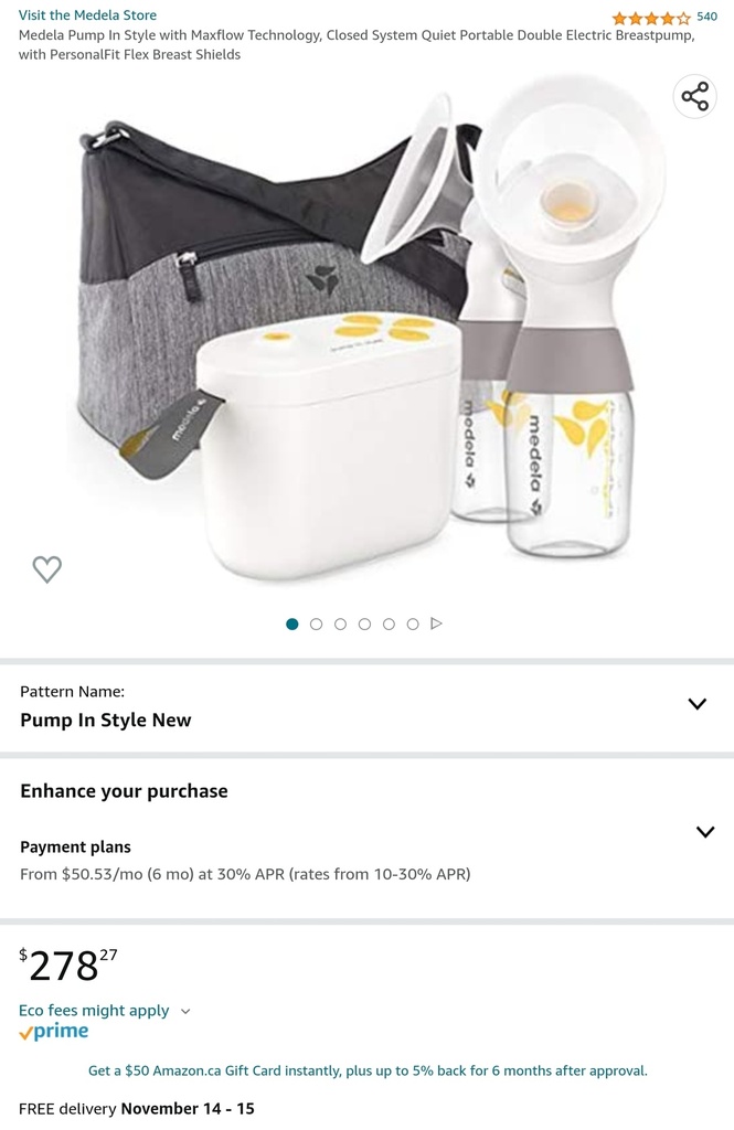 Medela Breast Pumps in Style with Maxflow Technology (See Description)