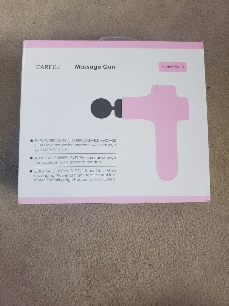 CareCJ Massage Gun w/ 4 Attachements