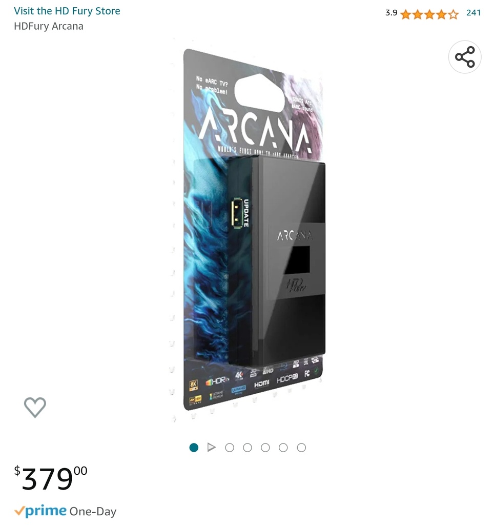 HDFury Arcana - eArc for Sonos