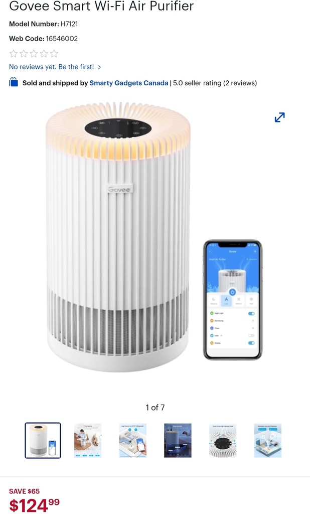 Govee Smart Wi-Fi Air Purifier