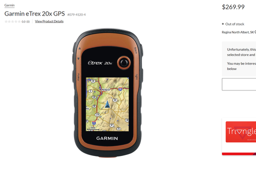 Garmin eTrex 20x - Handheld GPS