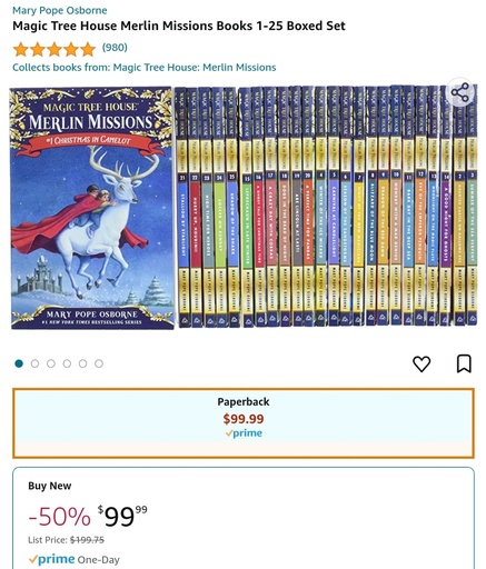 Magic Tree House: Merlin Missions - Books 1-25 - Boxed Set