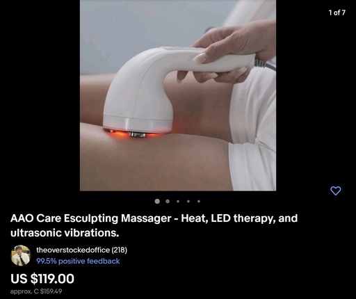 AAO Care Esculpting Massager - Head, LED Therapy & Vibrations