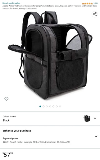 Apollo Walker Pet Carrier Backpack