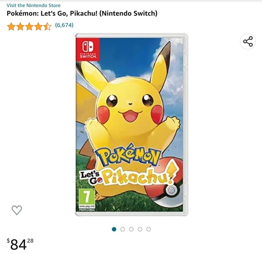 Pokemon: Let's Go, Pikachu! - Nintendo Switch