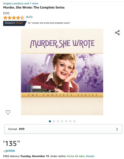 Murder, She Wrote: The Complete Series - DVD