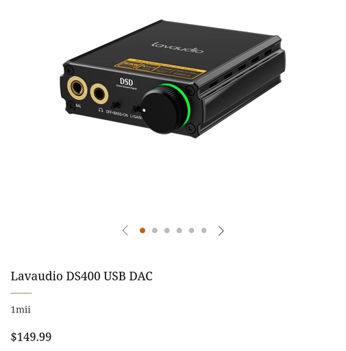 1Mii - Lavaudio DS400+ USB DAC