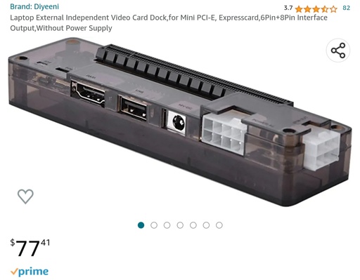 Laptop External Independent Video Card Dock